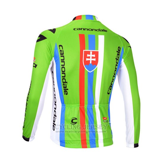 2013 Cycling Jersey Cannondale Champion Slovakia Long Sleeve and Bib Tight